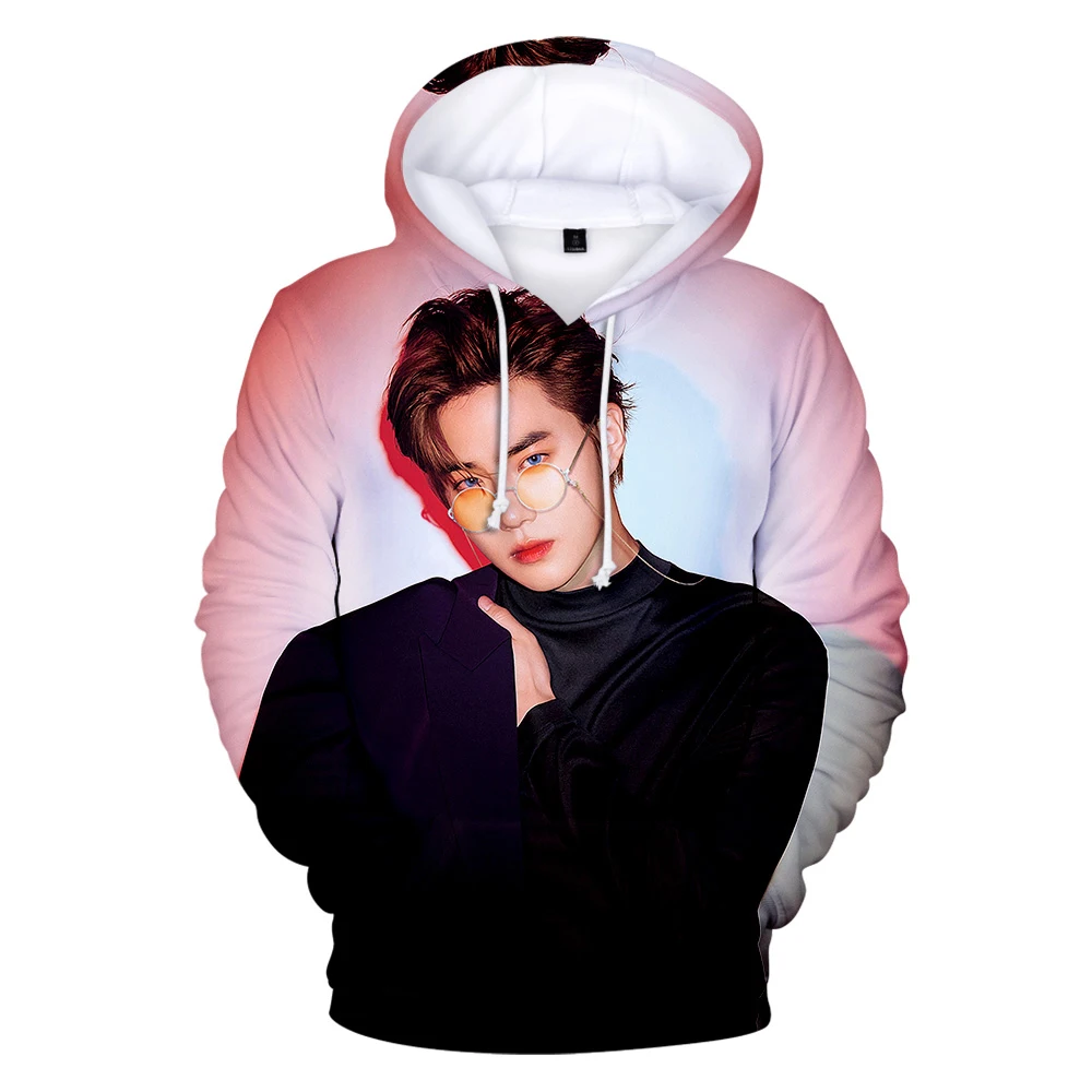 Женская/мужская толстовка с капюшоном Kpop Bang Store модная повседневная длинным