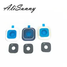 AliSunny 10 шт. задняя оправа объектива камеры+ держатель стеклянной крышки для Samsung Note 5 N920 запасные части