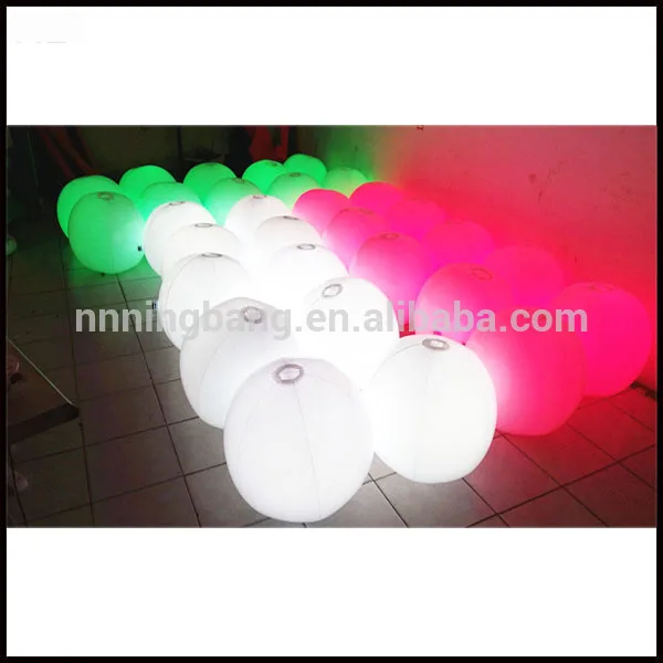 

Free shipping diameter 50cm WIFI controler with battery inflatable PVC balloon for event