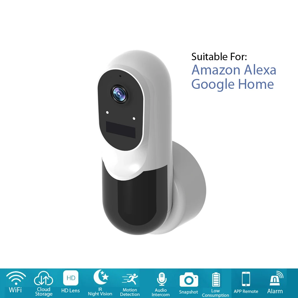 HD 1080 P облачная Беспроводная ip-камера двухсторонняя аудио PIR Обнаружение движения Домашняя безопасность CCTV Wifi мини-камера детский монитор