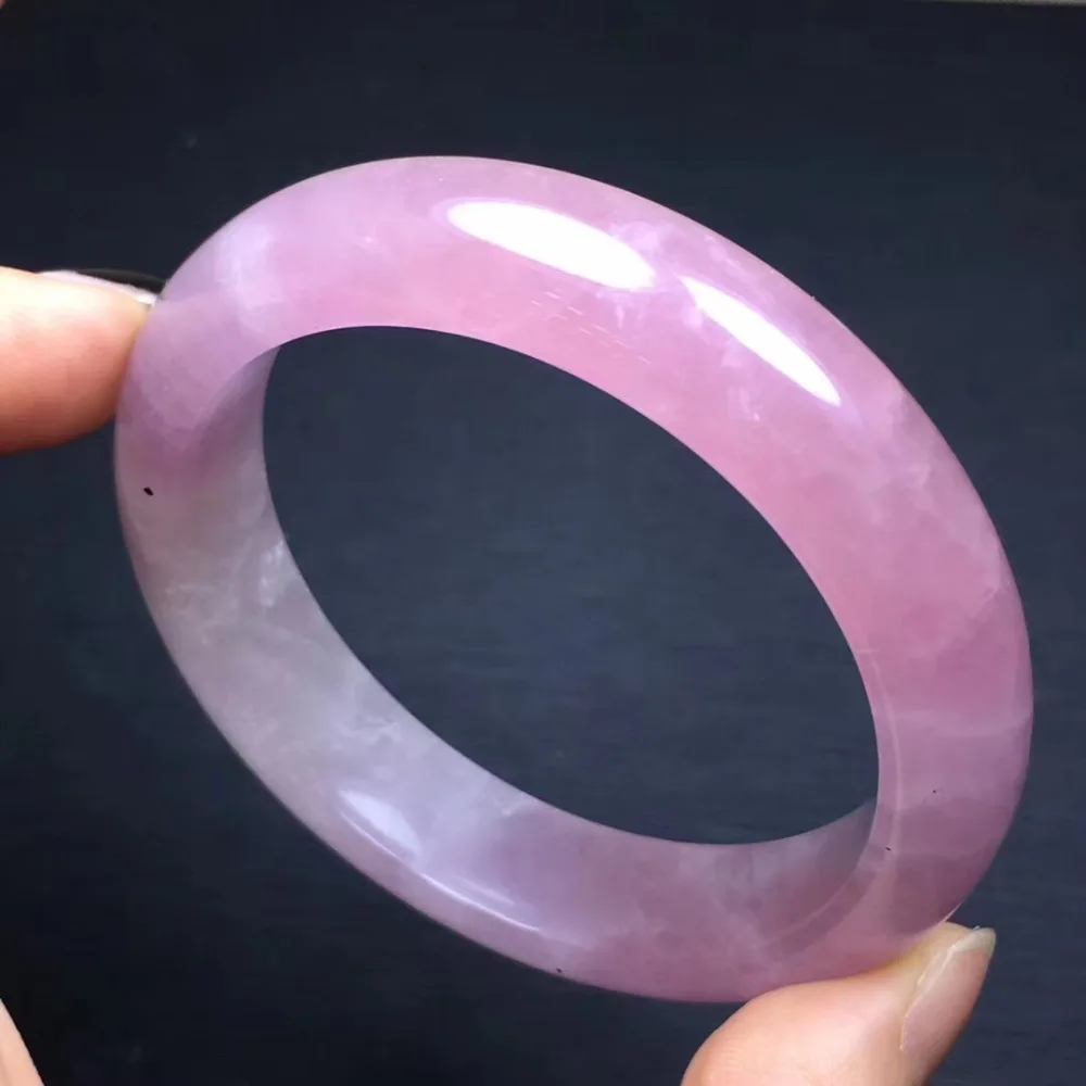 Natural Rose Quartz Bangle  (6)