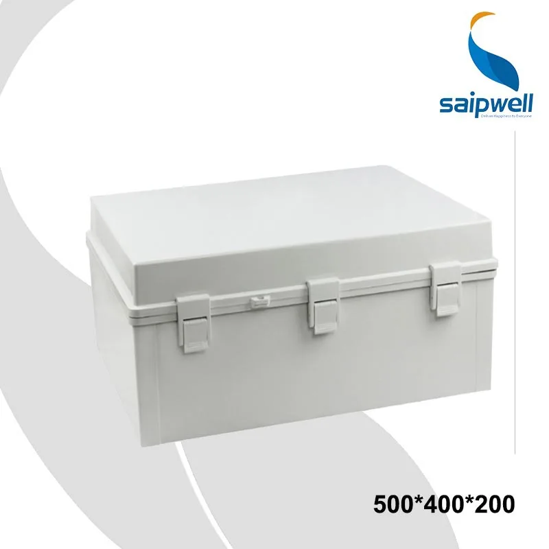 500 400 200 Waterproof Enclosures for Electronics With Lock PC Material Plastic Enclosure Lock SP PCG