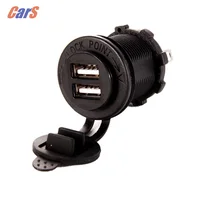 Двигатель цикл Авто прикуриватели 5 V 3,1 A Dual USB зарядное устройство разъем Быстрая зарядка для iPhone/iPad стайлинга автомобилей