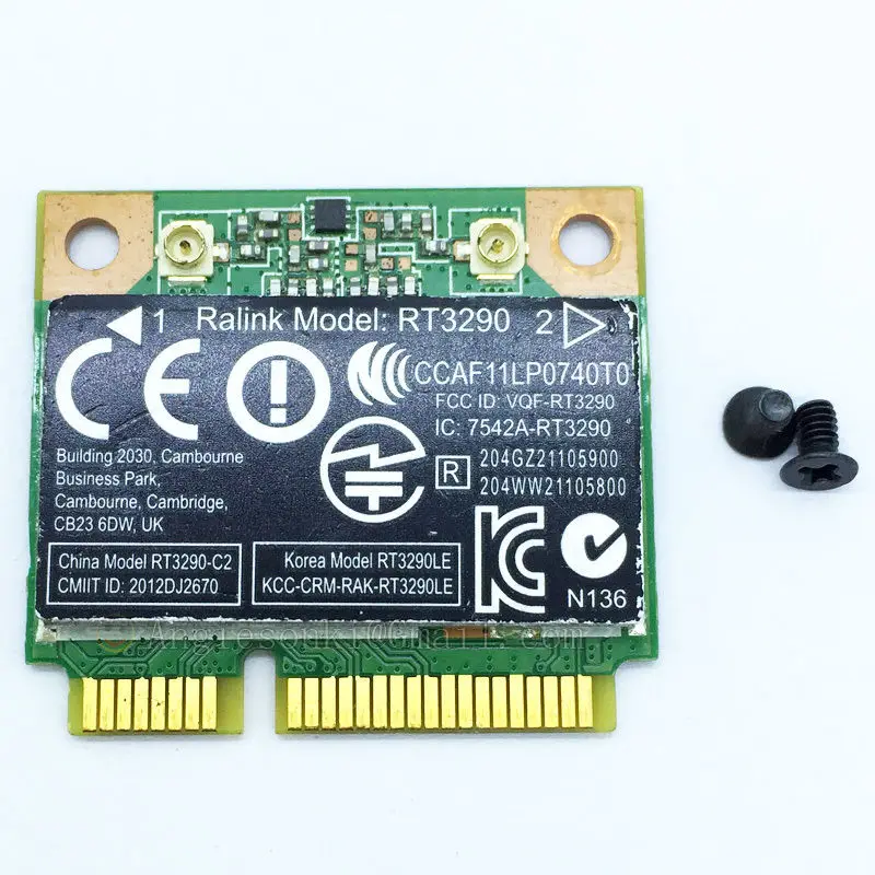 RT3290 802.11N 2,4 ГГц wifi+ Bluetooth PCI-E половина Wlan карта SPS 689215-001 690020-001 для hp split 13/envy m7/envy 4 Ralink