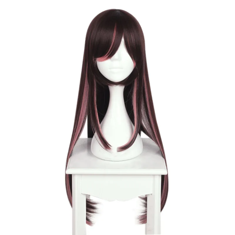 

Mcoser 80CM Long Straight Dark Red Color Cosplay Synthetic wig 100% High Temperature Fiber Hair WIG-660A