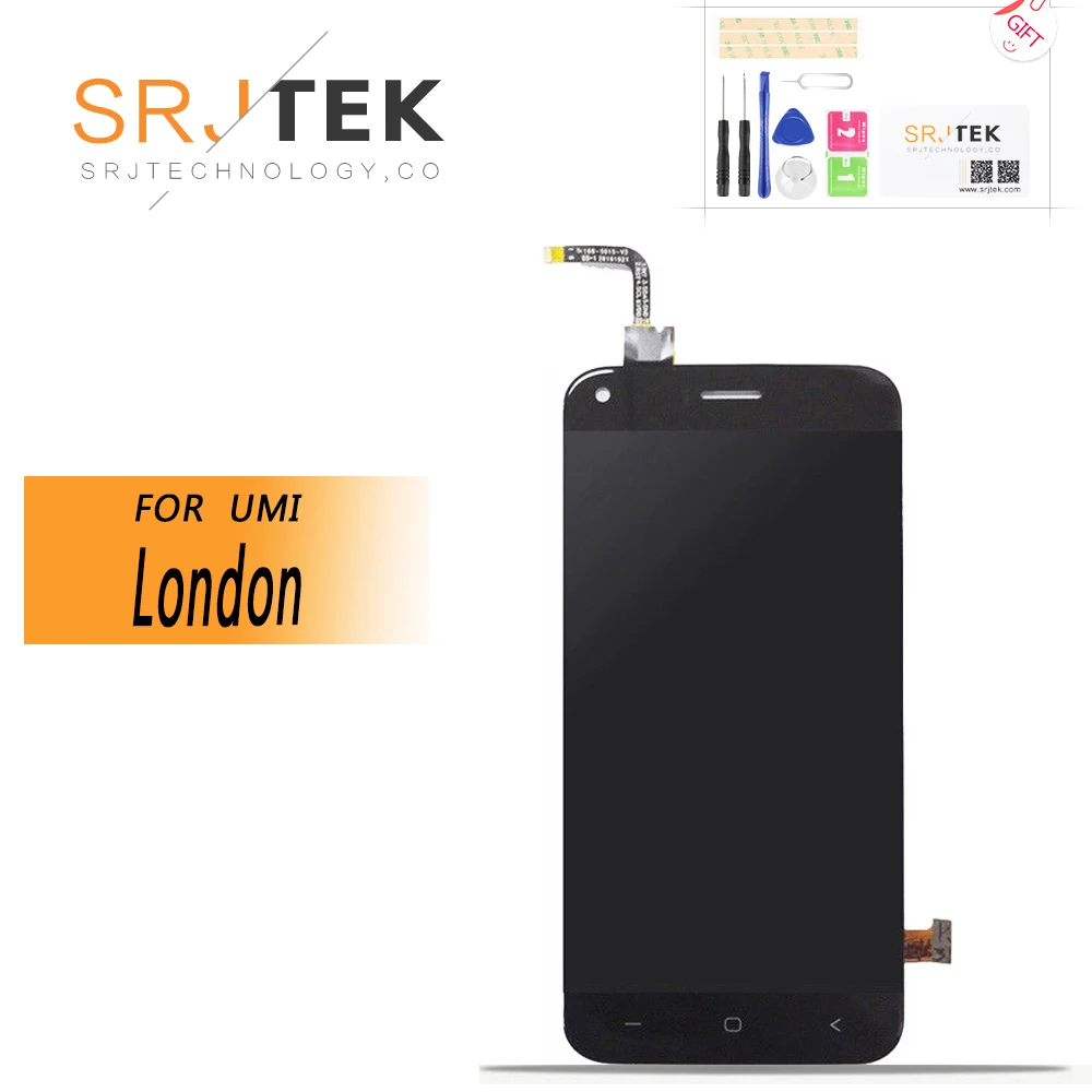 

5.0'' LCD For UMIDIGI London LCD Display+Touch Screen Digitizer Replacement For Umi London LCD Screen+Free tools+adhesive