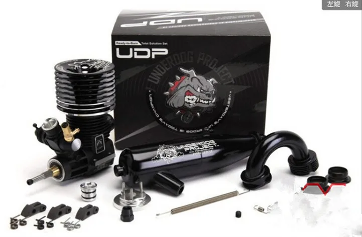 GO 21 4PT UDP двигатель turbo для 1/8 Nitro газовый багги Грузовик Truggy с выхлопной трубой и