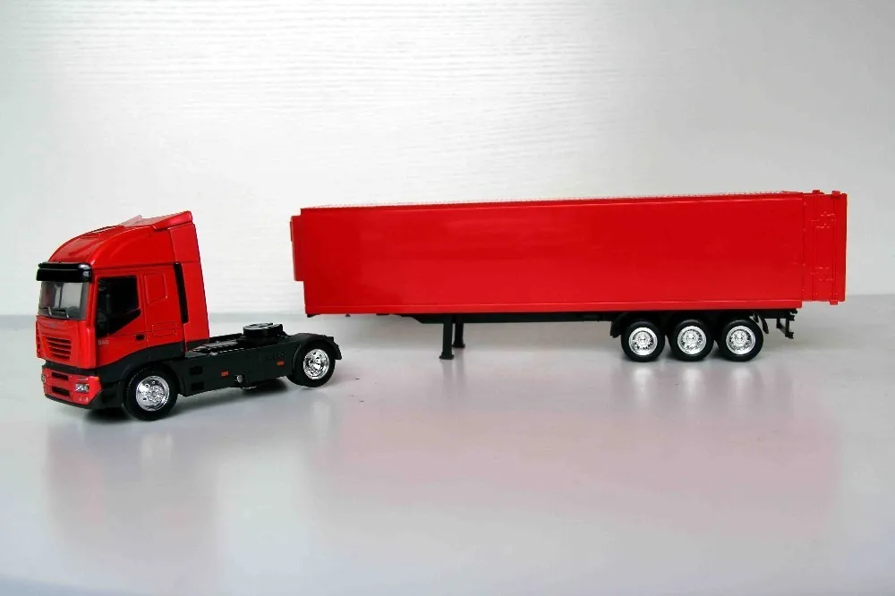Классическое Специальное предложение литой металл 1/43 желтый грузовик статические настольные дисплей Коллекция Модель - Цвет: B