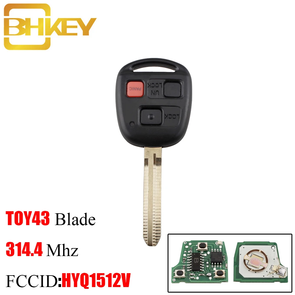 

BHKEY Transponder Chip ID67 4D67 Chip For Toyota HYQ1512V 315Mhz For Toyota Land Cruiser 2003-2007 For Toyota FJ Cruiser