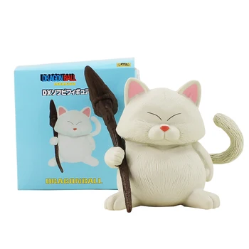 

14cm Dragon Ball Z White Cat Hermit Master Figure Toy Korin Karin Cat Neko Sennin Animal Dragonball PVC Model Toy Doll