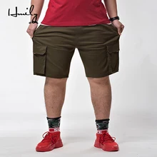 HMILY шорты летние повседневные мужские шорты с карманами фитнес шорты бегунов модные мужские брюки больших размеров 6XL 7XL спортивные брюки