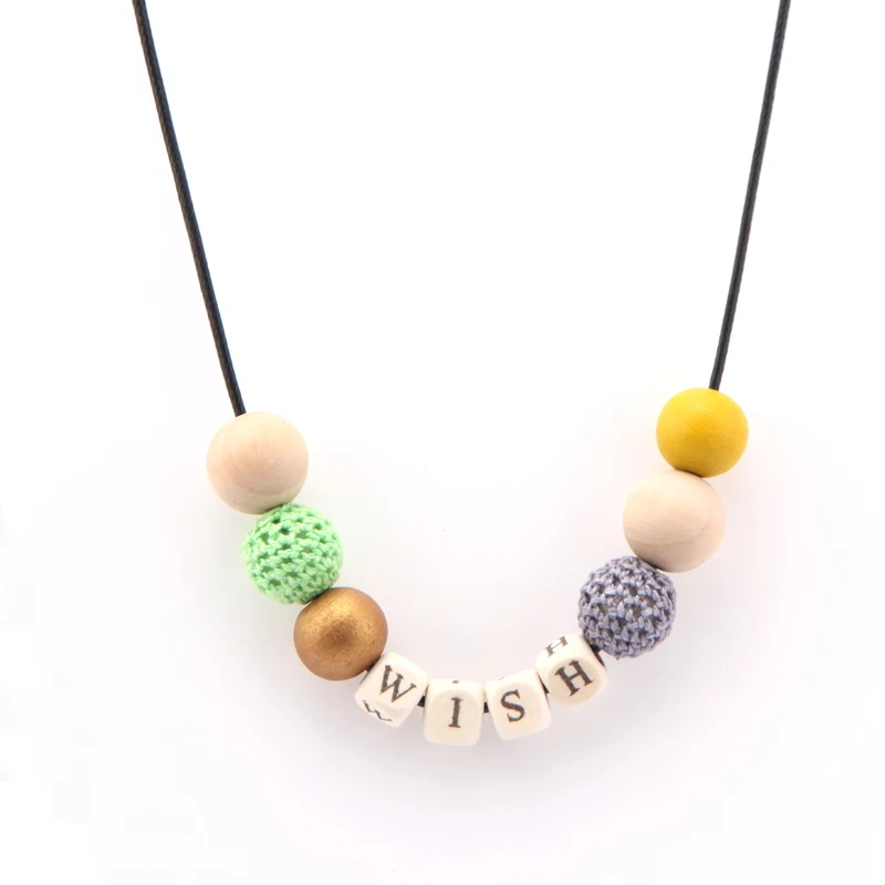 SANSHOOR Wish Letter Alphabet Wooden 