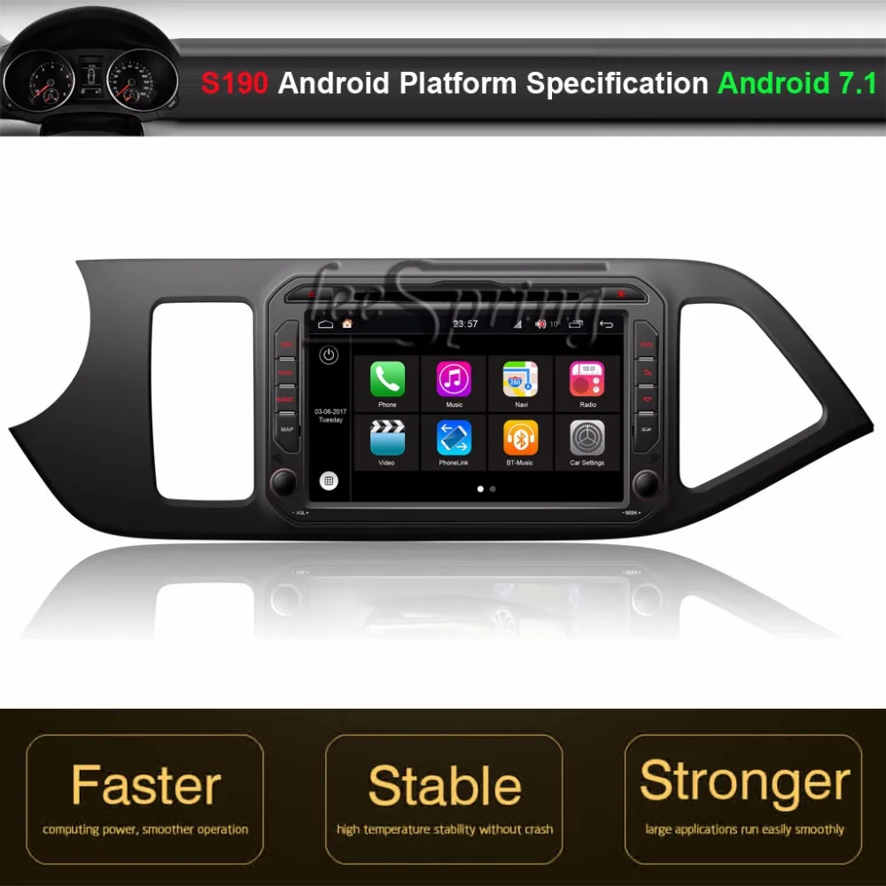 Perfect Android 7.1 Car DVD GPS Player for kia picanto 0 Perfect Android 7.1 Car DVD GPS Player for kia picanto 0