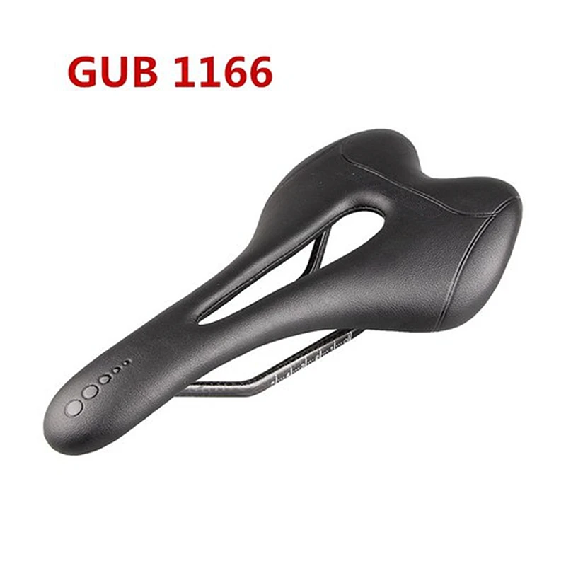

GUB Bicycle Large Hollow Saddle Road Bike Carbon Fiber Saddle Lightweight Open Seat Cushion Pad Cycling Parts Bike Accessories