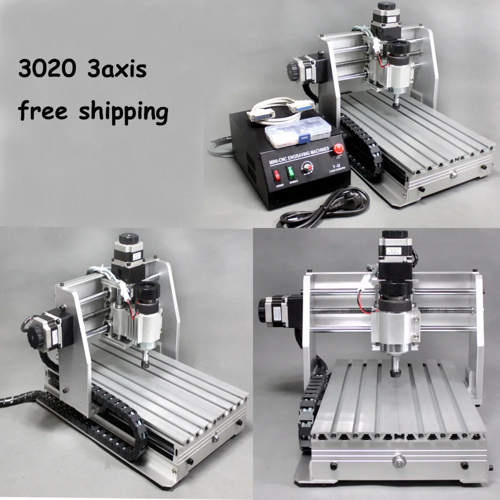 CNC Router engraving drilling and milling machine 3020 220V/110Vin
