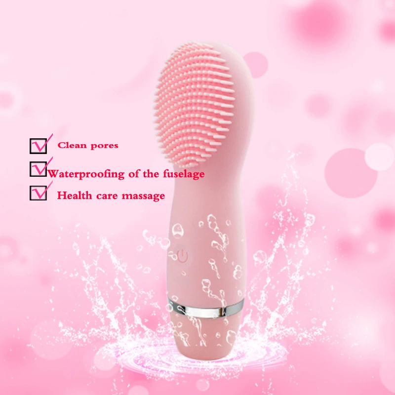 Mini Silicone Electric Facial Brush (3)