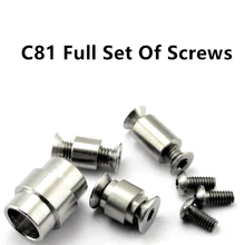 Паук нож C81 винт паук ручка винт C81Para/2 лезвия винт титановый сплав ногтей EDC нож C81 полный набор винтов