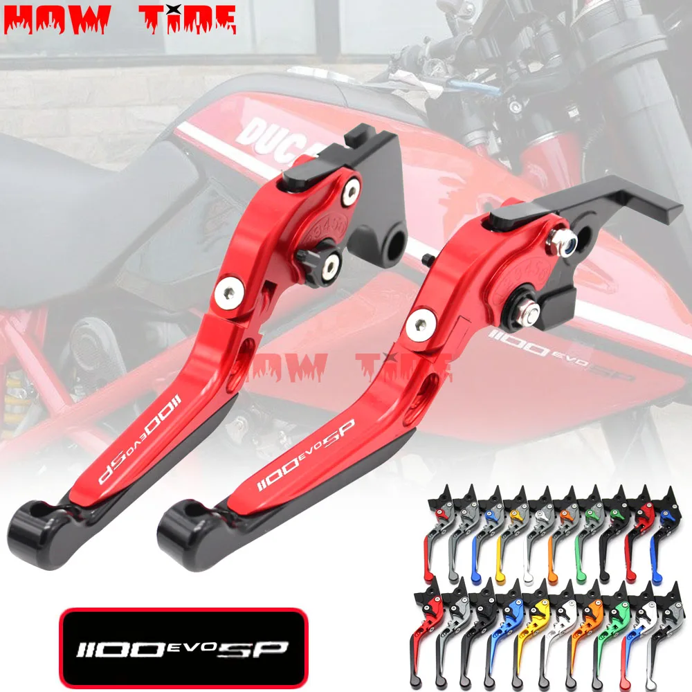 

Motorcycle Brake Clutch Levers For Ducati HYPERMOTARD 1100S EVO SP 2007-2012 Short only w/stock handguards