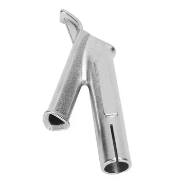 

4pcs Silver Standard Welding Nozzle Round Triangular Part For PVC Plastic Sheet