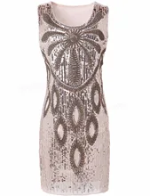 PrettyGuide font b Women b font 20s Art Deco Gatsby Sequin Beaded Maxi Flower Charleston Party