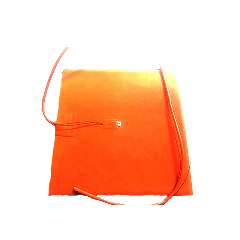 300*350 мм 110 В 500 Вт грелку для 3d принтеры клей 1 сторона 100 к термистор 4 мм отверстие центр 1000 привести провода от 300 сбоку