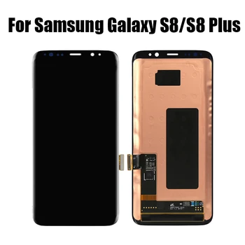 

Original Super AMOLED LCD For SAMSUNG Galaxy S8 G950 G950F Display S8 Plus G955 G955F LCD Display Touch Screen Digitizer