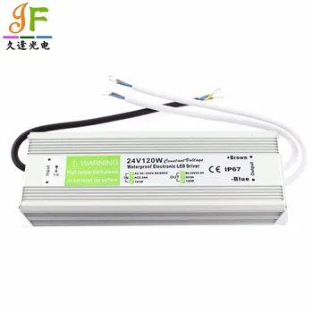

Fast shipping 5pcs 24V 120W IP67 Waterproof LED Power Supply AC110-260V to DC24V Electronic LED Driver Switch Transformer