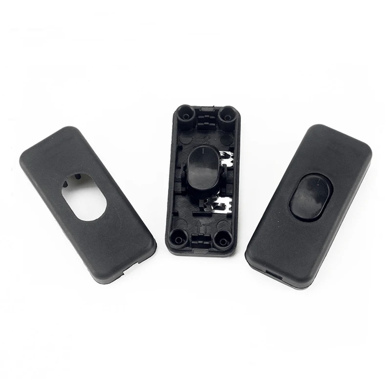 10pcs/lot High Quality Black 303 Switch Halfway Rocker Push Button Rocker Switch Table Lamp Online Switch