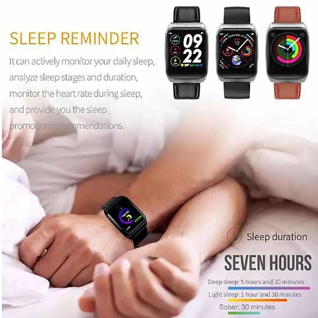 Touch Screen Smart Watch Health Monitoring Pedometer Fitness Exercise Buckle Causal Outdoor etc Bracelet