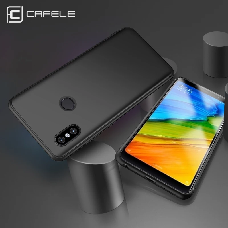 Cafele матовый чехол из ТПУ для Xiaomi Redmi Note 5 Pro (двойная камера) мягкая гибкая крышка