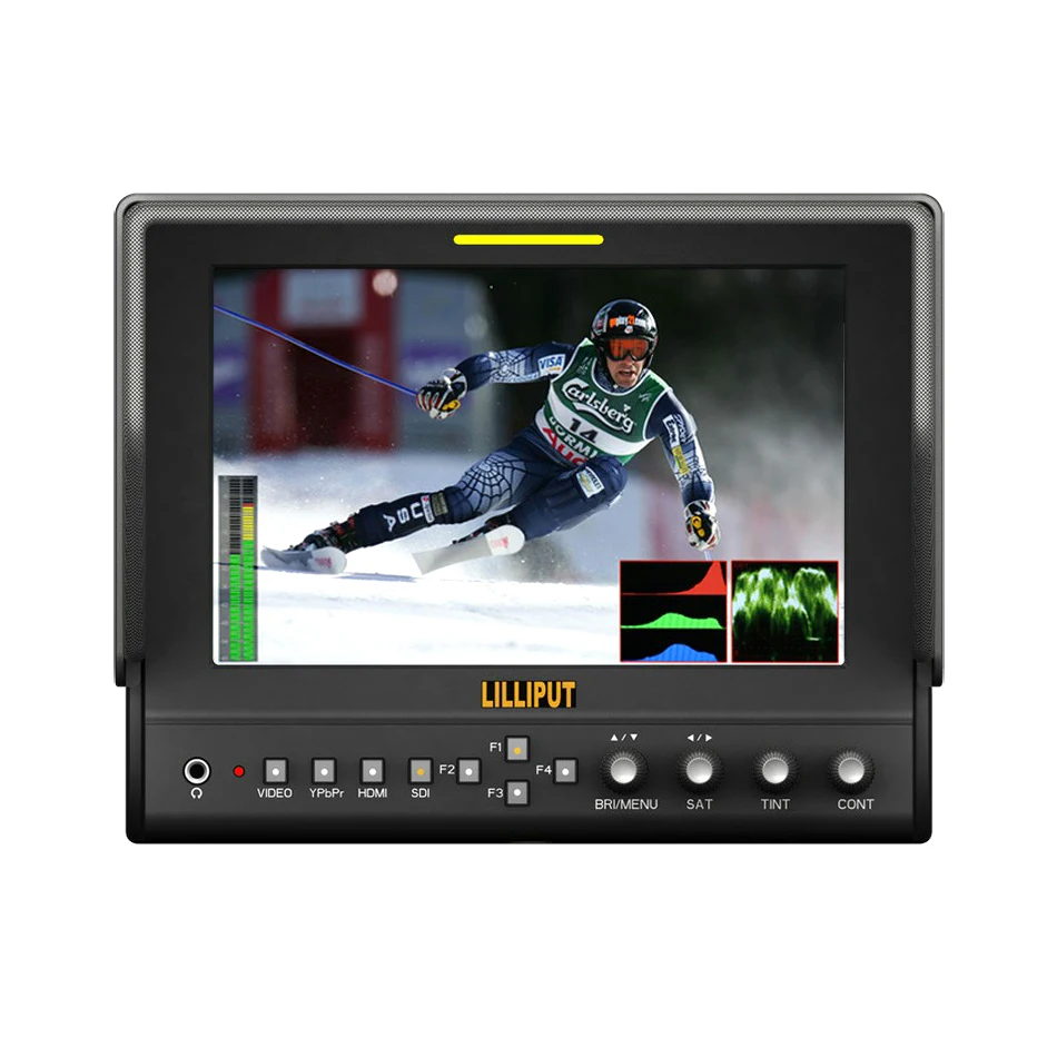 

LILLIPUT 663/S2 7" LED IPS 3G-SDI Field Monitor with Advanced Functions for DSLR Full HD Camcorder AV RGB SDI HDMI Monitor