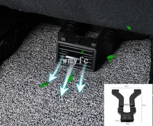 Abs seggiolino auto presa di aria condizionata tubo di Prolunga per subaru forester outback impreza xv legacy 2009-2019