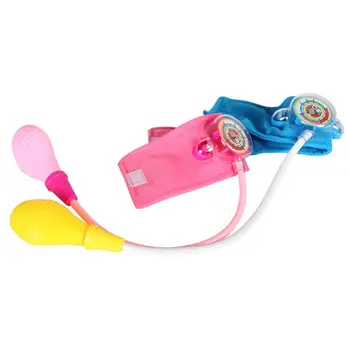 

Simulation Family Doctor Toy Small Nurse Mini Blood Pressure Meter Medical Baby Boys Girls Funny Game Pretend Play Toys