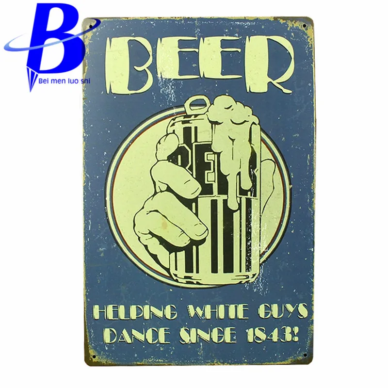 Metal Tin Signs Plates Wall Art Craft Iron Retro Metal painting Country Style Vintage Wall Decor