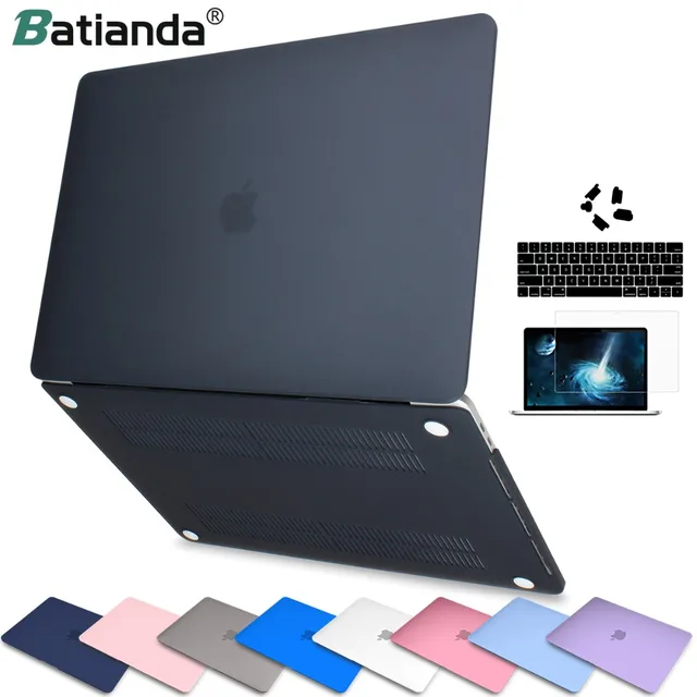 Laptop Case for apple Macbook Air Pro Retina 11 12 13 15 Matte Finish Cover for macbook New Air Pro Touch Bar ID Keyboard Cover