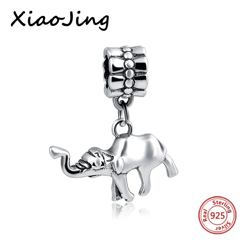 

Cute Animals Elephant Charms Sterling Silver Slider Bead Women Jewelry Fits European Snake Chain Charm Bracelet
