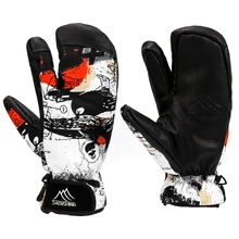 SAENSHING зимние парные лыжные перчатки, теплые перчатки для сноуборда, водонепроницаемые, ветрозащитные, термальные, для спорта на открытом воздухе, для женщин, мужчин, лыжные зимние перчатки