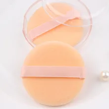 Одежда высшего качества 2 шт. круглый макияж слоеного Подушка BB puff свободные пуховка ленты губкой с коробкой макияж инструменты