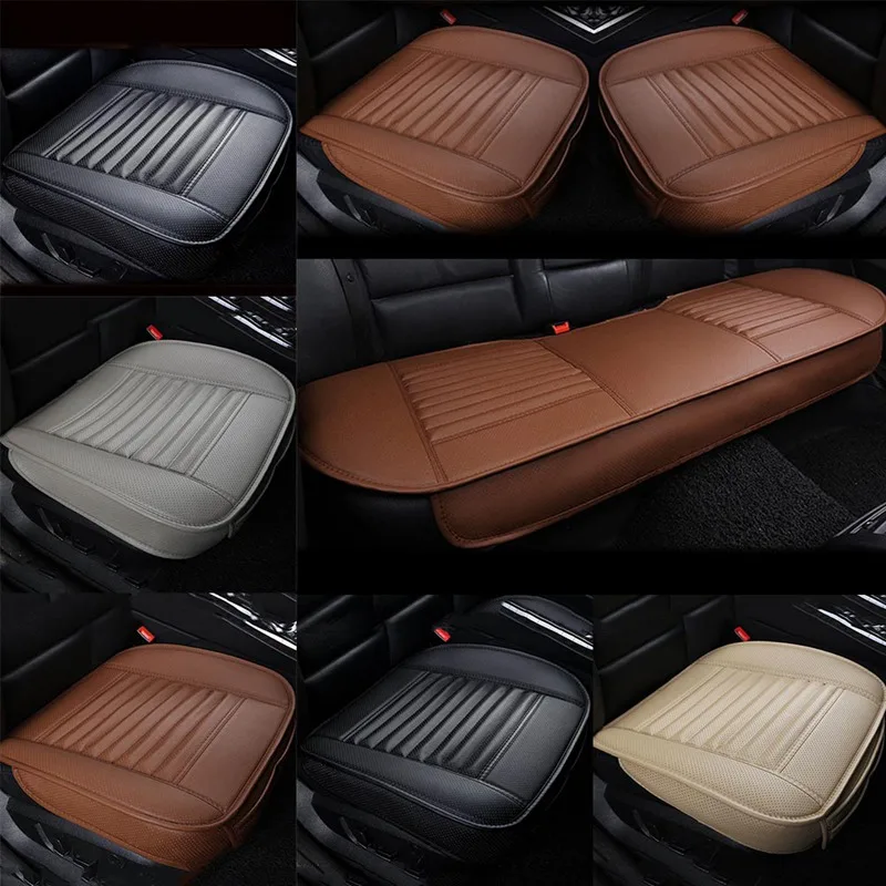 Universal Breathable Car Seat Cover PU Leather Pad Mat for Auto Chair Cushion
