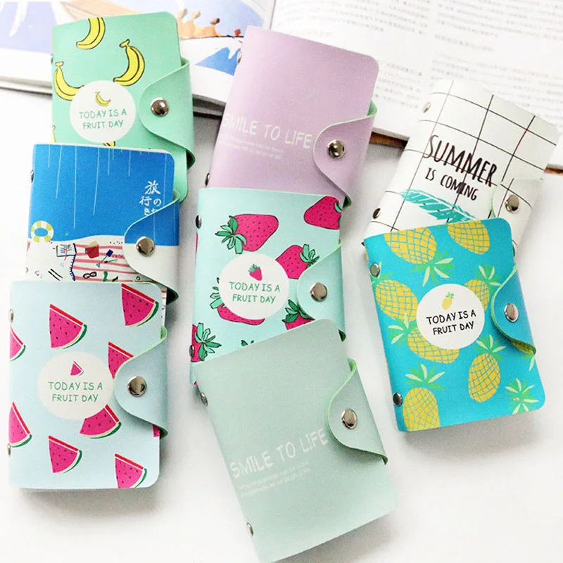 

NEW Cute Mini small fresh 20 Slot Identity Protection Card Holder Case Sleeve Protector credit card holder card holder