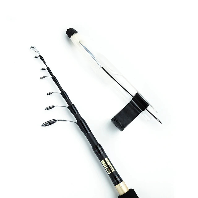 Telescopic Spinning Fishing Rod Carbon Travel MH Power Light pesca