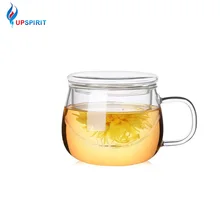 UPSPIRIT 300 мл двухслойная чашка 3 в 1 с заваркой и крышкой Термостойкое ситечко для чая с листьями фильтр для кофе посуда для напитков