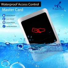 Всепогодный однодверный контроллер доступа без клавиатуры металлический чехол управление картами пользователи автономная карта 125 кГц