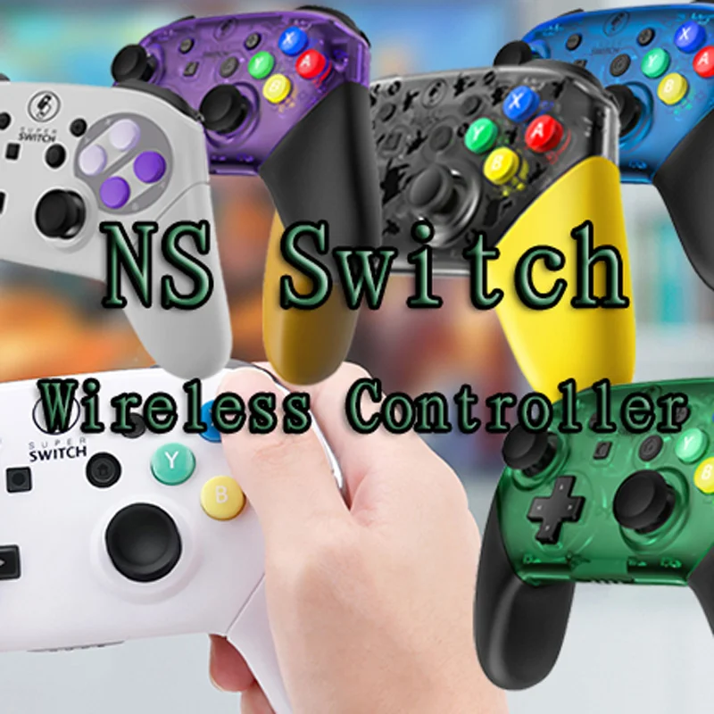 

NS Switch Pro Controller Pikachus Bluetooth Wireless Gamepad Controller Joypad for Nintendos Switch Pro Joystick SuperSmash Bros