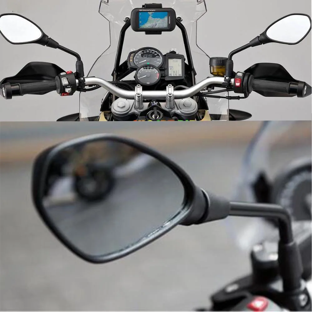 Универсальное 10 мм мотоциклетное зеркало заднего вида левое и правое зеркала заднего вида корпус боковое зеркало для BMW R1200gs R1200GS R1200RT