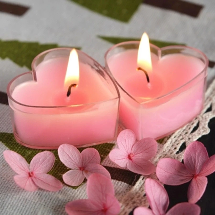 Купить Воск ароматические украшение из свечей на свадьбу Свеча "сердце...