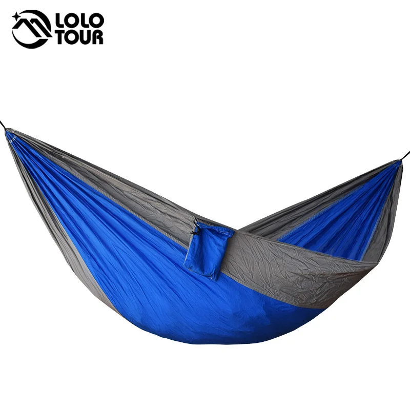 Portable One Person Parachute Hammock Swing Indoor Oudoor Leisure Camping Hang Bed Garden Hamak Sleeping Hamac
