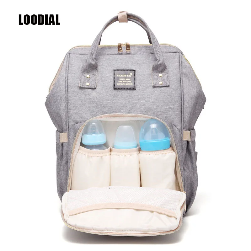 Loodial backpack infant baby care bag Mummy Maternity Nappy Bag Brand