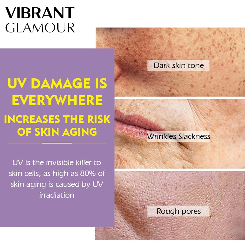 VIBRANT GLAMOUR Face Mask Fullerene Serum Protein Hyaluronic Acid Face Mask Anti-wrinkle Acne Lighten Black Spots Lifting Skin