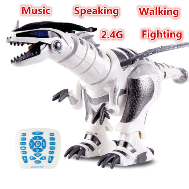 Jouet Éducatif en Forme de Robot Dinosaure Télécommandé